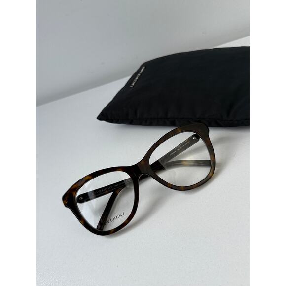 NEW Givenchy GV50089I Cat Eye Pearl Brown Crystal Frames main image 6